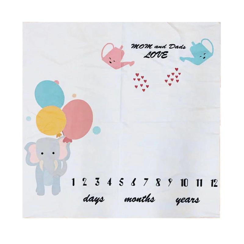 Горячий! Ткань для детской фотографии, одеяло для ежемесячного роста, реквизит для фотосъемки, фон