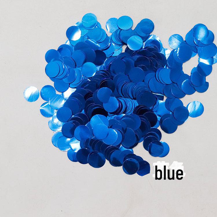 Heart-Shaped Transparent Latex Balloon with Star Sequin Confetti