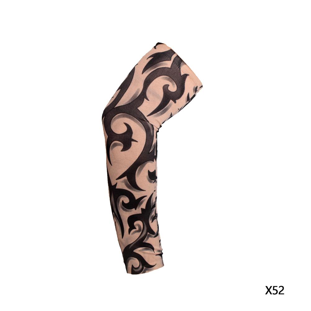 1 пара унисекс, крутые солнцезащитные рукава с татуировкой в стиле панк, модные гетры для рук, летние эластичные рукава с защитой от ультрафиолета