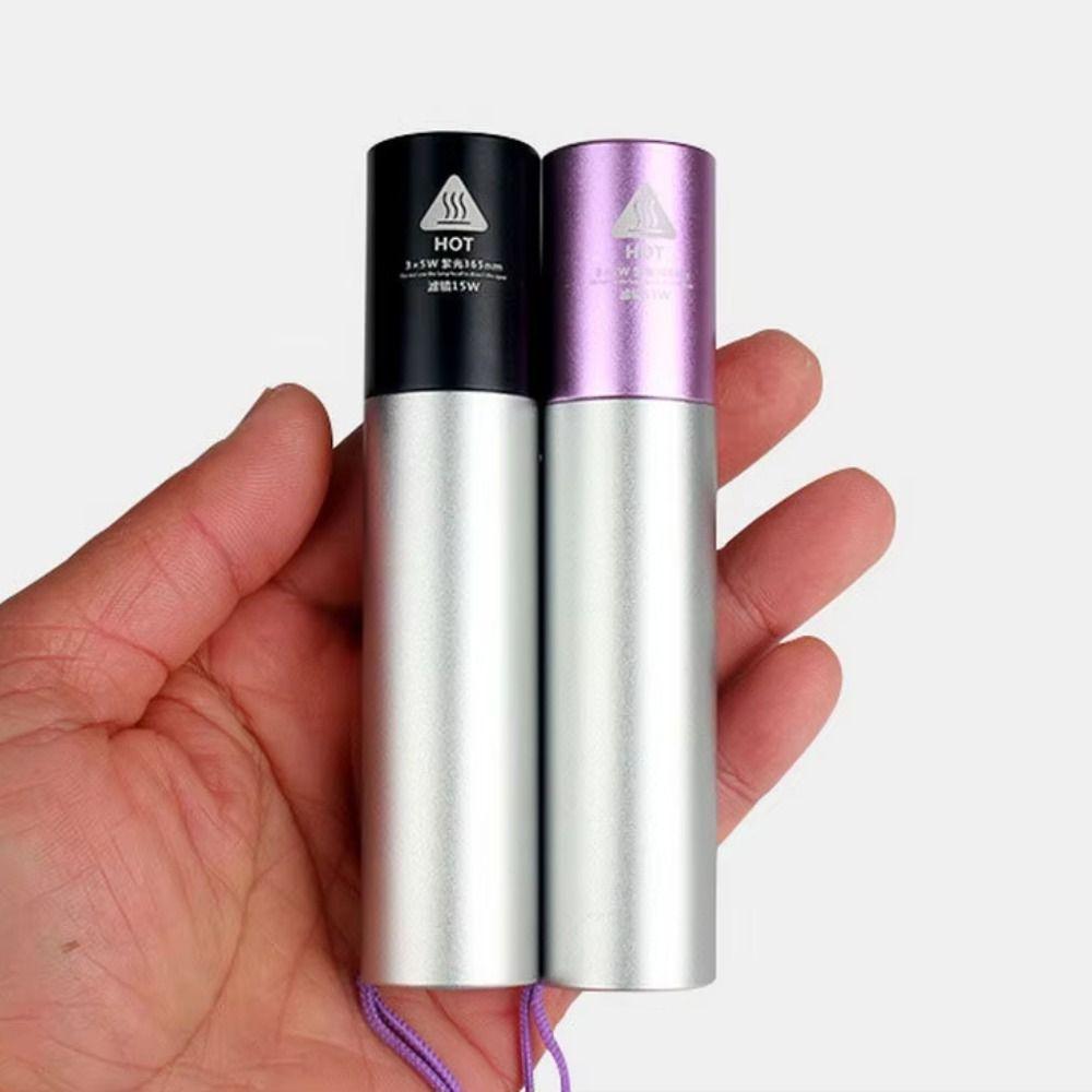 365nm Wavelength UV LED Flashlight 365nm Flashlight  Fluorescent Mineral Detection