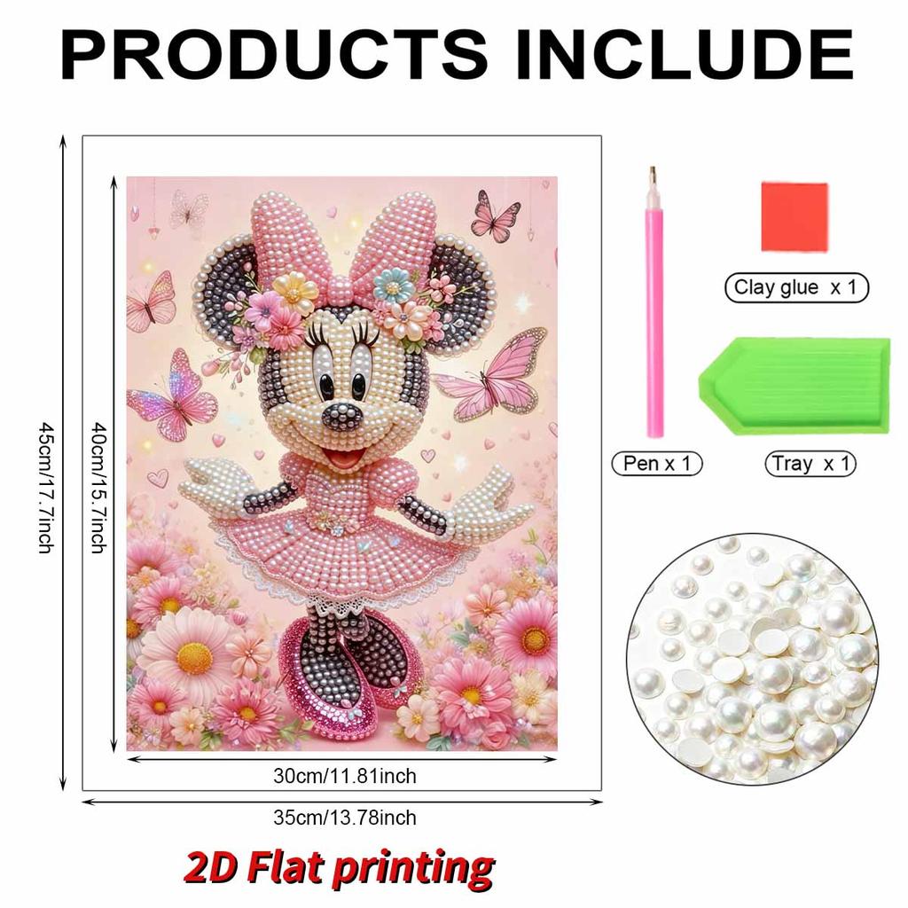 Disney Картина Минни Пирл Арт 5D DIY Полная Алмазная Вышивка Мозаика Набор для Вышивания Крестом Декор для Дома и Комнаты