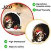 Easy Peel And Stick Wall Graphics Christmas Mouse Sticker, PVC Waterproof Hole Decal, Decals Art Decor for Home Holiday Party Versatile Window