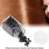 500pcs Aluminium Silicone Beads Hair Extension Tubes Microrings Hair Braiding Decorations