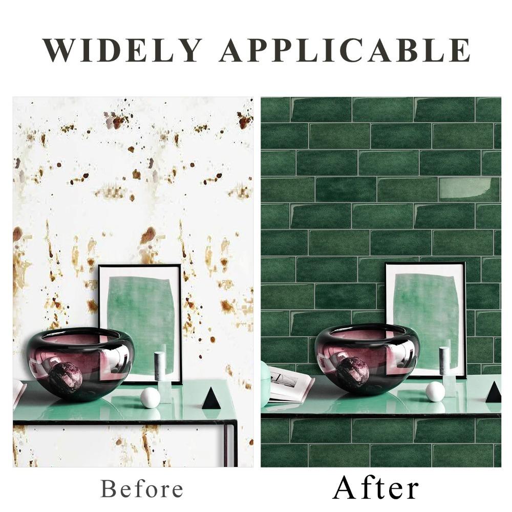 1 шт. ПВХ самоклеящиеся обои DIY наклейка на стену Новая 3D настенная плитка Домашний декор