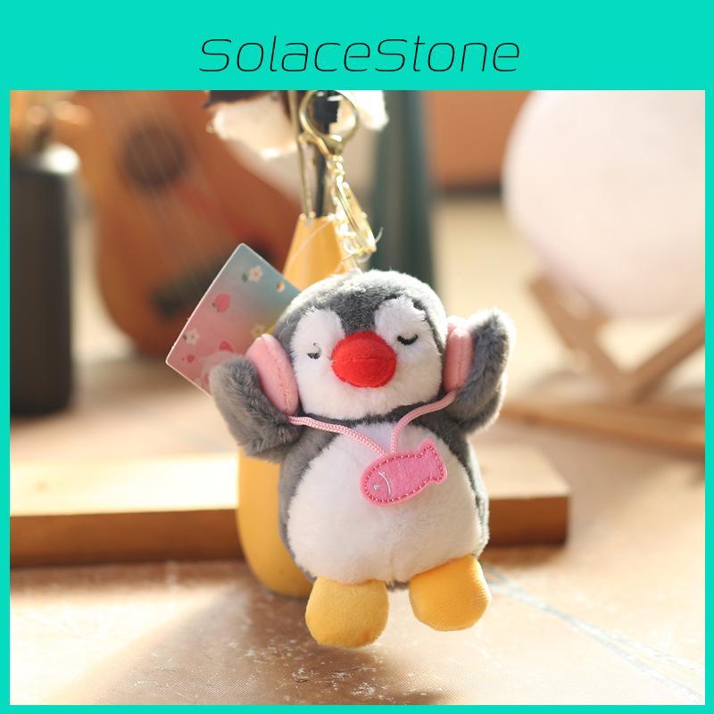 Stuffed Adorable Penguin Toy Plush Keychain Backpack Accessory Kids Gift