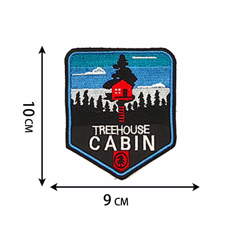 Outdoor Camping Cloth Stickers Explore Off-Road Vehicle Computer Embroidery Velcro Clothing Shoes Snow Mountain Tent Embroidery3 pcs MOQ mix styles
