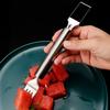 Watermelon Cutter Fork Stainless Steel Fruit Fork Slicer Melon Cube Cutting Tools for Kitchen Camping
