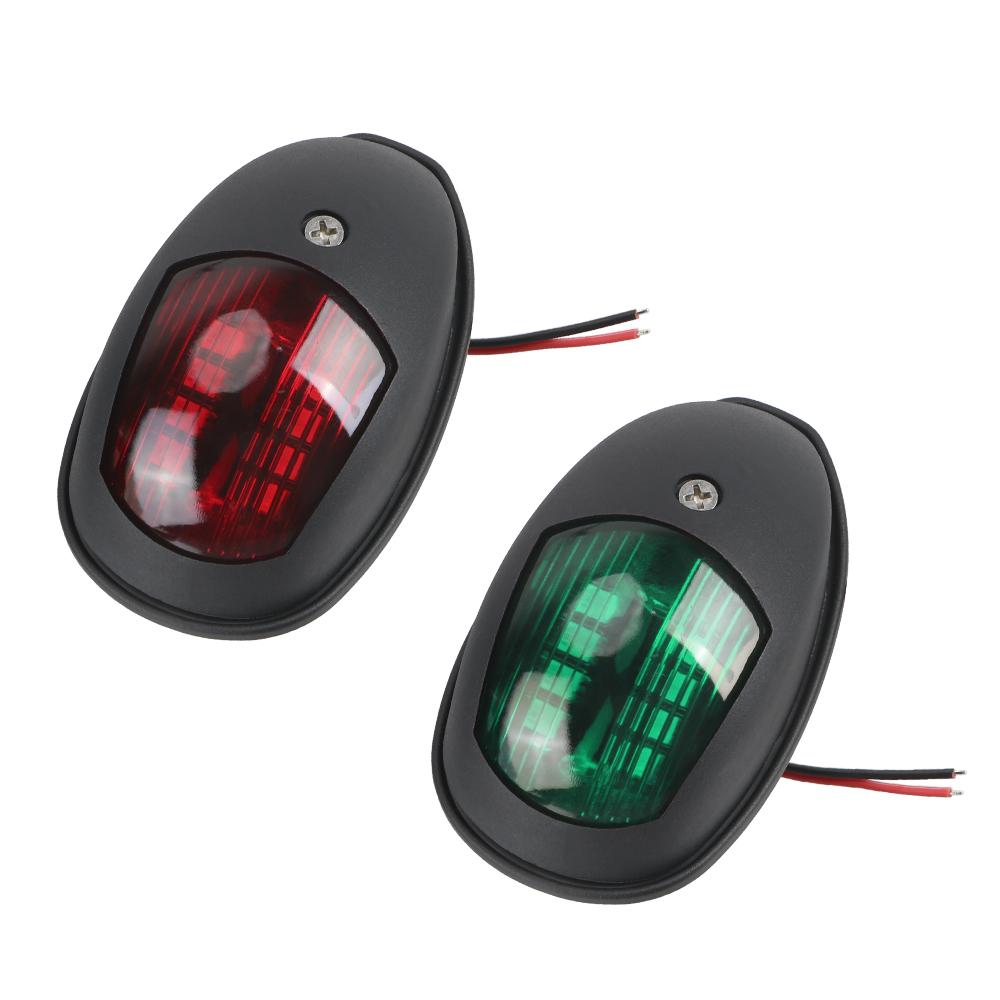 Светодиодный навигационный фонарь, сигнальная лампа, водонепроницаемый, правый борт, левый борт, 10 В-30 В, 2 шт./компл.