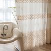 Вышитые шторы с цветочным узором для гостиной, спальни, балкона, светофильтрующие вуалевые драпировки на люверсах, всесезонные прозрачные оконные панели