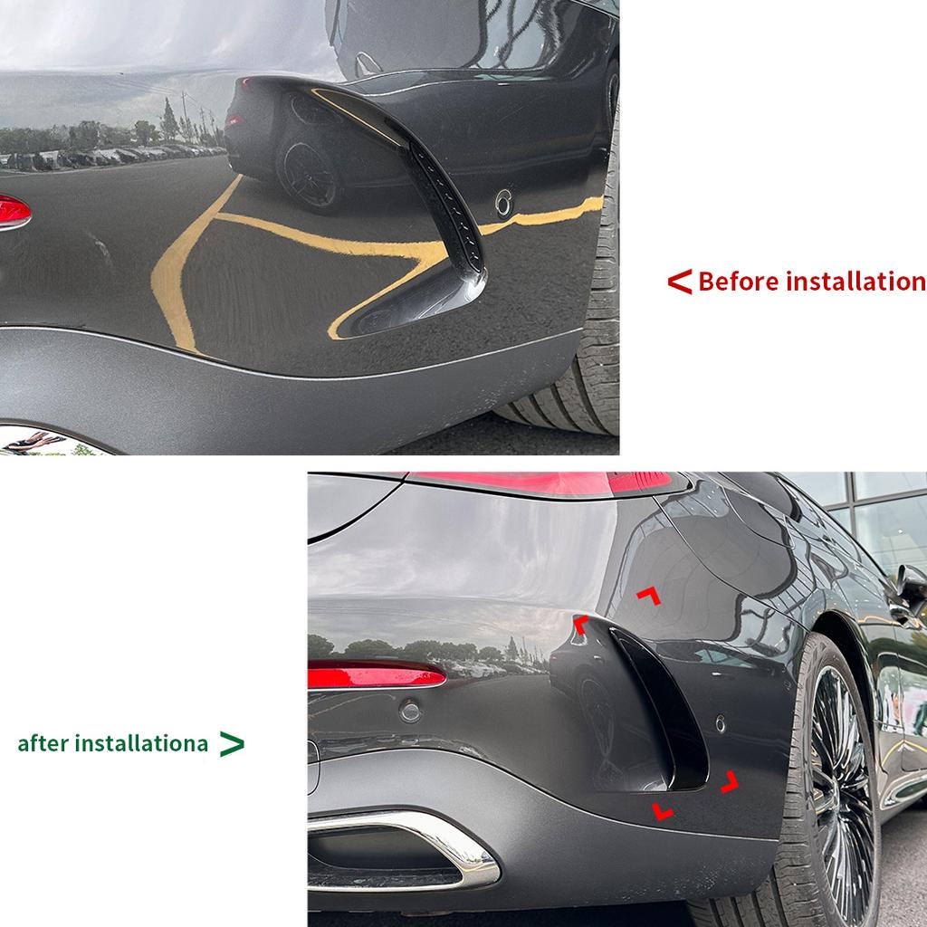 Применимо к Mercedes-Benz CLE Coupe C236 2025+ AMG задний аэродинамический диффузор спойлер накладка на кузов внешние аксессуары