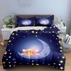 Fairy on Moon Starry Bedding Bedding Duvet Cover Set Duvet Cover Pillowcases (1 * Duvet Cover 2 * Pillowcases, without duvet insert)