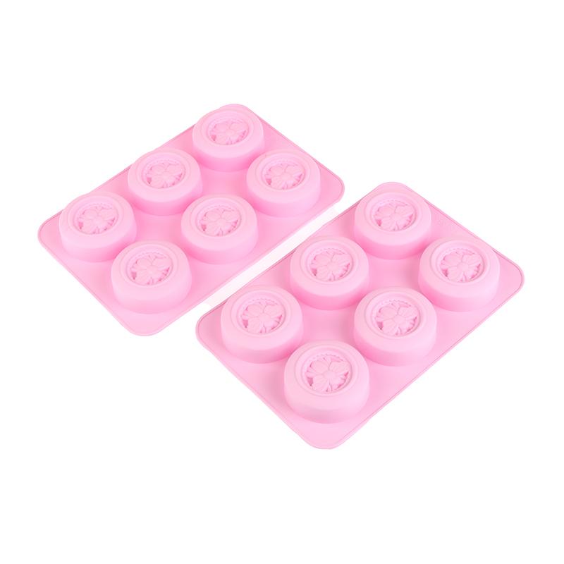 6 отверстий, круглые пчелы, силиконовые формы, сделай сам, ручная работа, ароматизированное мыло, ароматизированная свеча, форма для шоколадного мусса