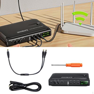 ИБП Источник бесперебойного питания 5В 9В 12В Выход для сотового телефона роутера модема