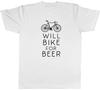 Will Bike For Beer Unisexs Unisex TShirt Tee Gift