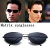 Крутые мужские солнцезащитные очки Матрица Модное обновление Очки Поляризованные солнцезащитные очки Винтажные Ультралегкие Безободковые Водительские Дизайнерские
