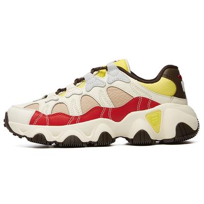 Женские кроссовки Jagger с низким верхом Белые Красные Желтые F12W041419FGM