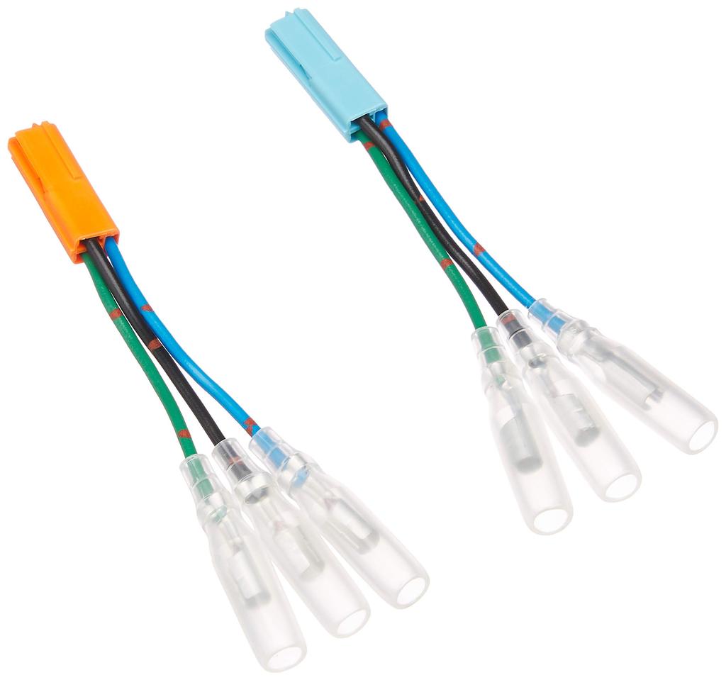 KITACO Жгут для переоборудования указателей поворота с универсальным разъемом Sky K-CON (Honda W/Set 1) 3-контактный (Оранжевый/Левый, Синий/Правый) 0900-755-01102