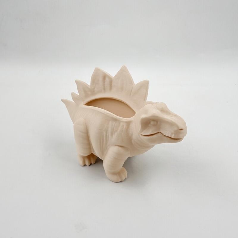 3D Printed Dinosaur Flowerpot Unique Novelty Pot Cute Desktop Decor for Office Living Room Home Decoration