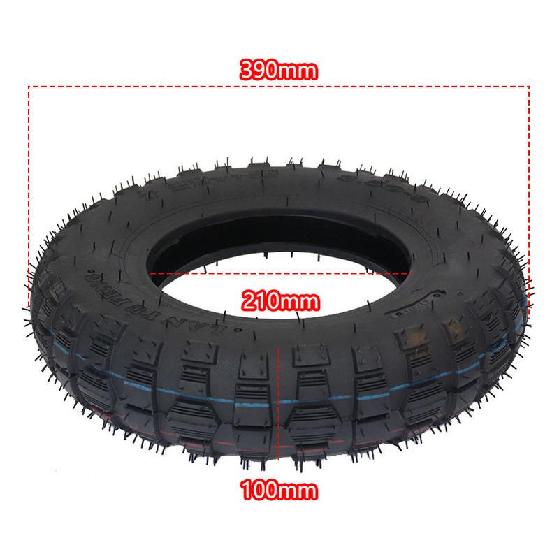 Новая камера 3.50-8 со штоком TR13 Подходит для 3.50-8 Черная Резина 3.50-8 внутренние и внешние шины