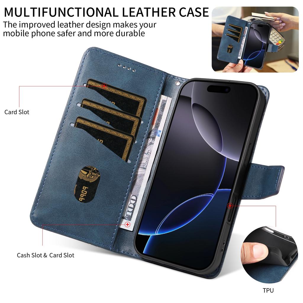 Magnetic Flip Leather Case on For Motorola Moto G67 G57 G06 G15 Power G56 G86 G05 G75 G35 G55 G85 Premium Wallet Card Slot Cover
