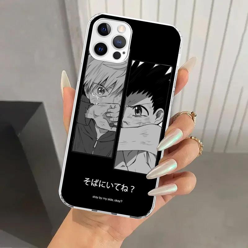 Чехол для телефона Hunter HXH Аниме для Iphone 17 Air 16 15 Plus 14 13 Mini 12 11 Pro Max 16E 7 8 SE 2020 Мягкий Funda Печатный Корпус 17 Air