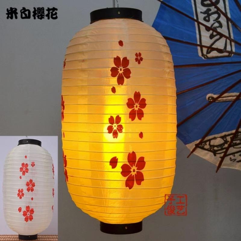 25x48cm Japanese Style Hanging Lanterns Waterproof Cloth Pub House Sushi Restaurant Decor Sign Home Festival Decoration Lantern