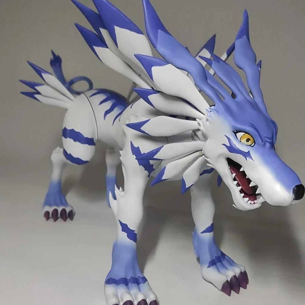 11cm/4.33in Anime Digimon Adventure Figure Garurumon Action Figures Pvc Statue Desktop Ornamen Collection Model Toys Gifts