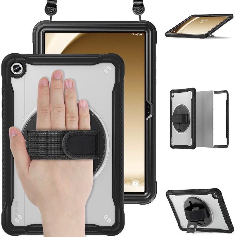 Tablet Case IPad 10th Gen Tab A9 Plus 360 Rotating Stand Matte Clear Shockproof Protective Cover