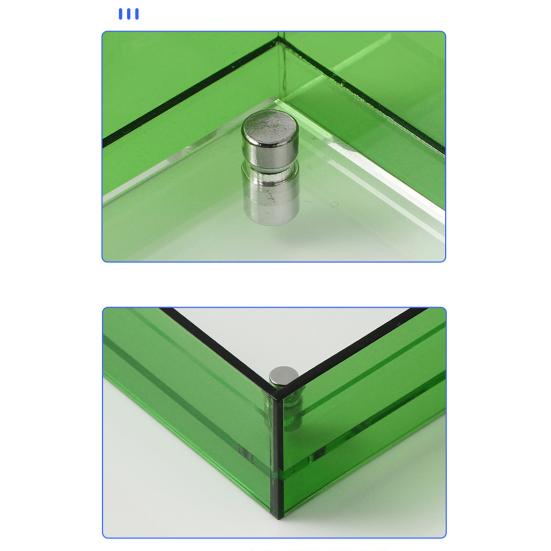 Плавающая фоторамка горизонтальная вертикальная неоновая акриловая домашняя галерея офис настенное крепление настольная декоративная рамка для постеров