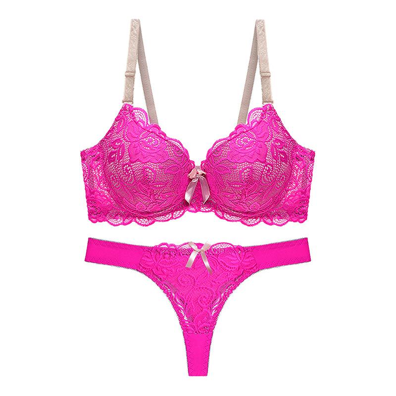 Европейские и американские женщины сексуальный комплект нижнего белья с цветными блоками комплект нижнего белья с тонкими чашечками кружева регулируемый бюстгальтер пуш-ап и стринги комплект