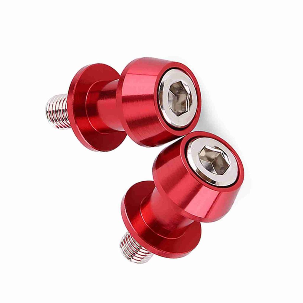 8 10mm Motorcycle CNC Aluminium Alloy Swing Arm Spool Sliders Stand Swingarm Bobbins