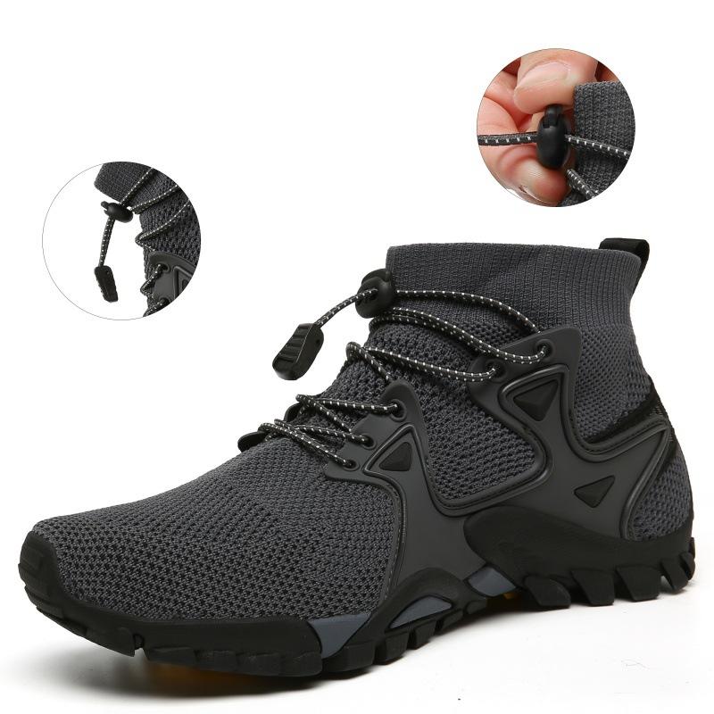 Fashion Mens Boots Sports Shoes New Mesh Breathable Mountaineering Outdoor Comfortable Leisure Travel Sports Shoes Hiking Boots