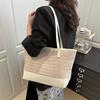Large Capacity Bag Women's 2025 Spring and Summer New Fashion Casual Straw Bag Commuter Shoulder Bag Vegetable Basket Tote Bag
