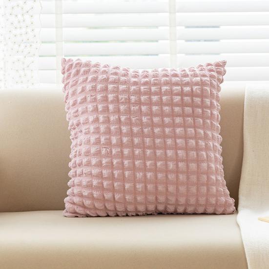 45x45 см квадратная наволочка слоеная решетка элегантный однотонный современный молния полиэстер диван спальня украшение дома подушка наволочка