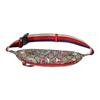 Gucci X Yuko Higuchi Collaboration Cat Print Logo Stripe Canvas And Leather Waist Bag Kids bags Ebony Red 502095-H0AAN-9787