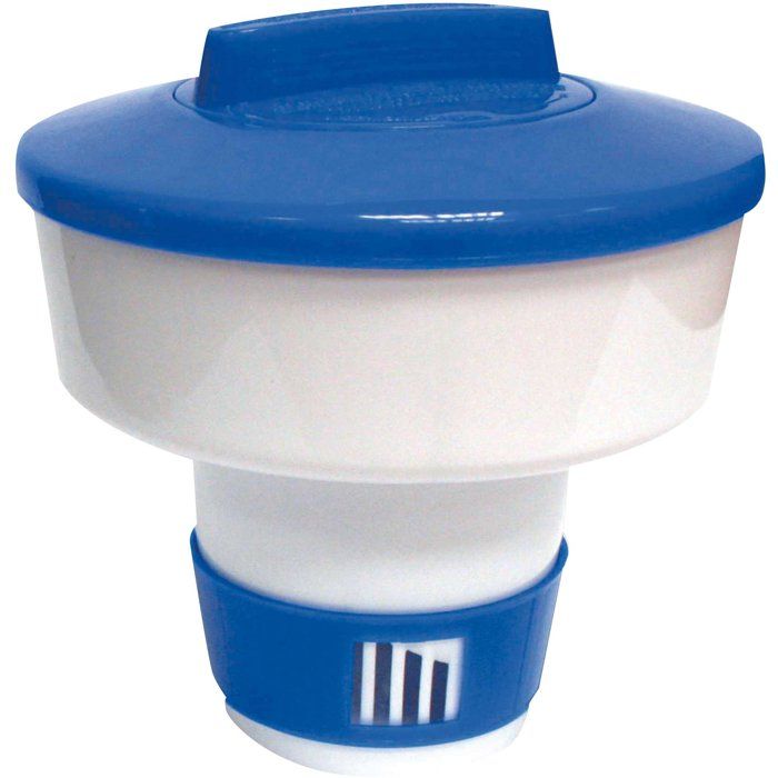 Flotteur doseur piscine - BSI - Grand flotteur - Galets 200 g - Piscine moyenne et grande - Diffusion lente