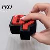 Solid Base Display Decor 3D Printed 67 Clicker Fidget Toy, Pixel Art Desk Decor, Stress Relief Sculpture with Matte Craft Accessory Base, for