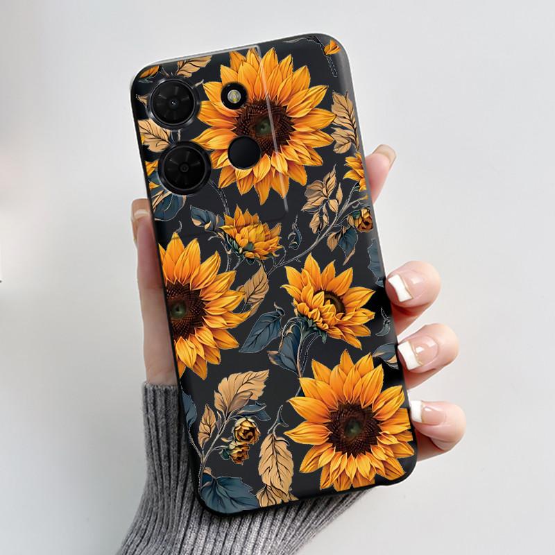 Casing For TCL 503 T442M T442A Phone Case Luxury Dragon Cute Cool Boys Girls Soft silicone Protective Back Cover Black TPU Shell