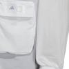 adidas Тканая куртка, удобная спортивная повседневная куртка с капюшоном и длинным рукавом, куртки унисекс в горошек, серо-белый HE9925