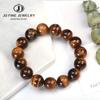 JD Natural Stone Blue Tiger Eye Beaded Bracelets Women Men Reiki Healing Yoga Meditation Charm Bangles Pulseras Jewelry Gift
