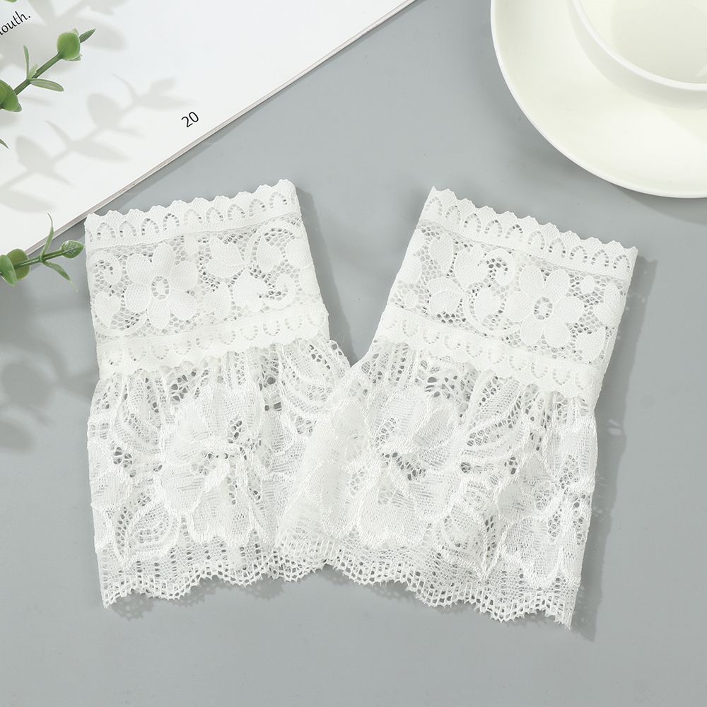 Чехол Перчатки Свитер Декоративный фальшивый рукав Съемные манжеты рукавов Оборки Рукава до локтя Кружевные манжеты