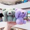 11cm Plush Toy Charm Bear Trinket Plush Doll Car Keyring Plush Bear Keychain Plush Pendant Keychain