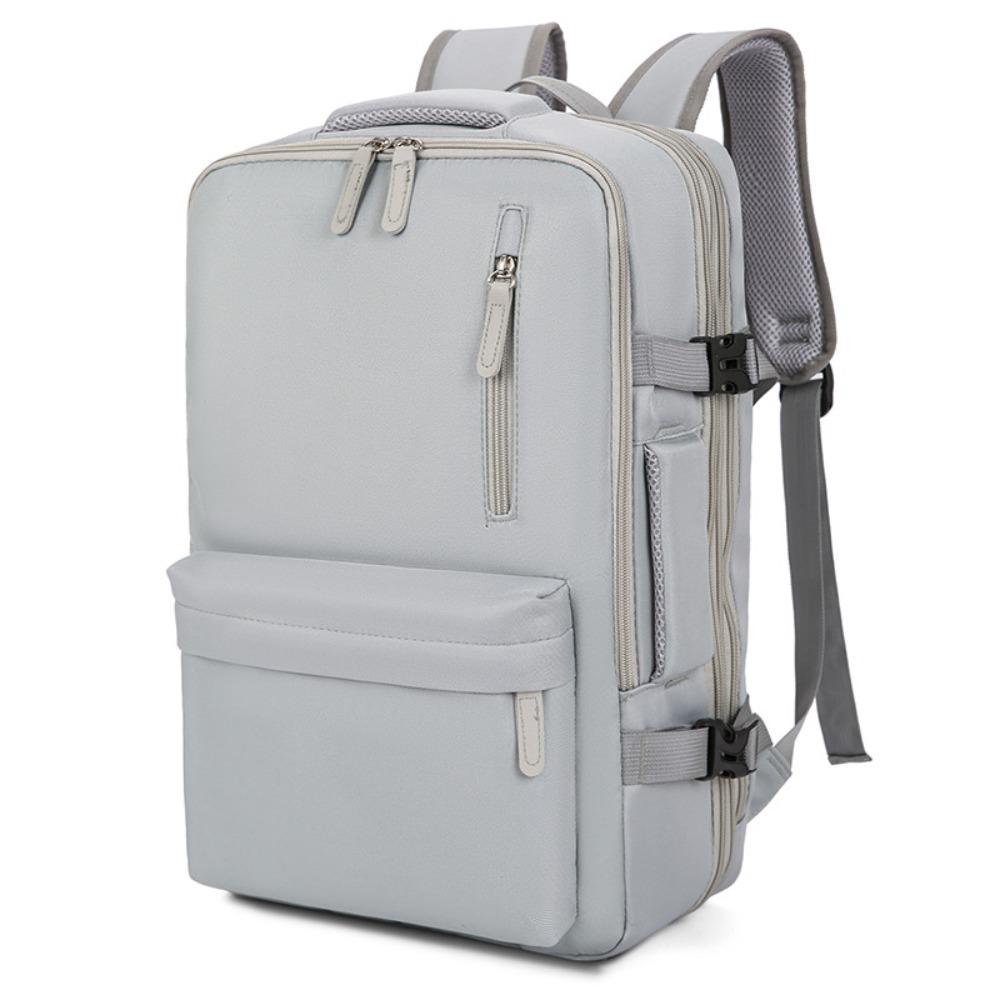 3 Layers Student Laptop Bag Multiple Pockets Large Capacity Business Trip Satchel USB Oxford Cloth Travel Backpack
