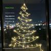 2027 DIY Рождественская елка от пола до потолка Освещение для окон Декор для праздничной гостиной
