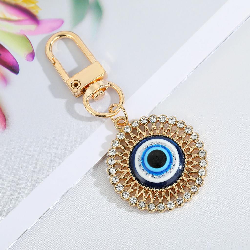 Key Ring Holder Bag Pendant Evil Eye Keychain Buddha Hand Keychains Hamsa Hand Keyring Amulet