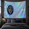 Personalized Tapestry Wall Hanging Manchester City Pattern Art Background Cloth