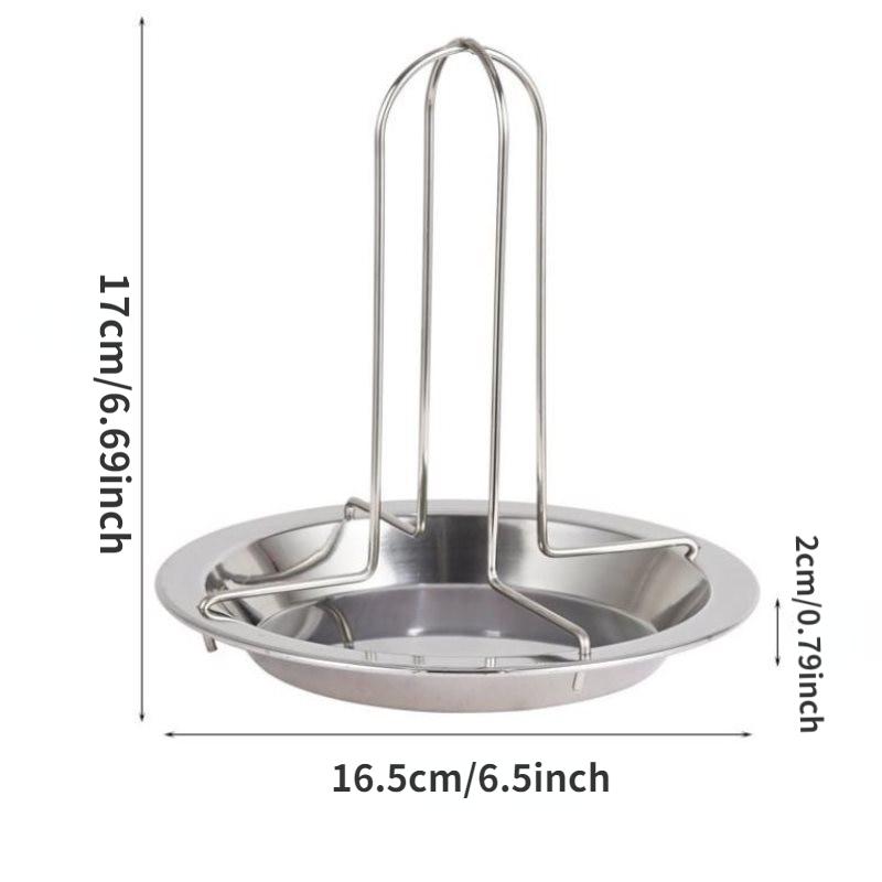 1Set Barbecue Grilling Baking Cooking Pans Non-Stick Chicken Roaster Rack with Bowl BBQ Accessories Tools