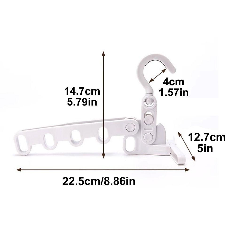 Five-hole Clothes Drying Rack Foldable Clothes Hook New Clothes Drying Artifact  Dormitories