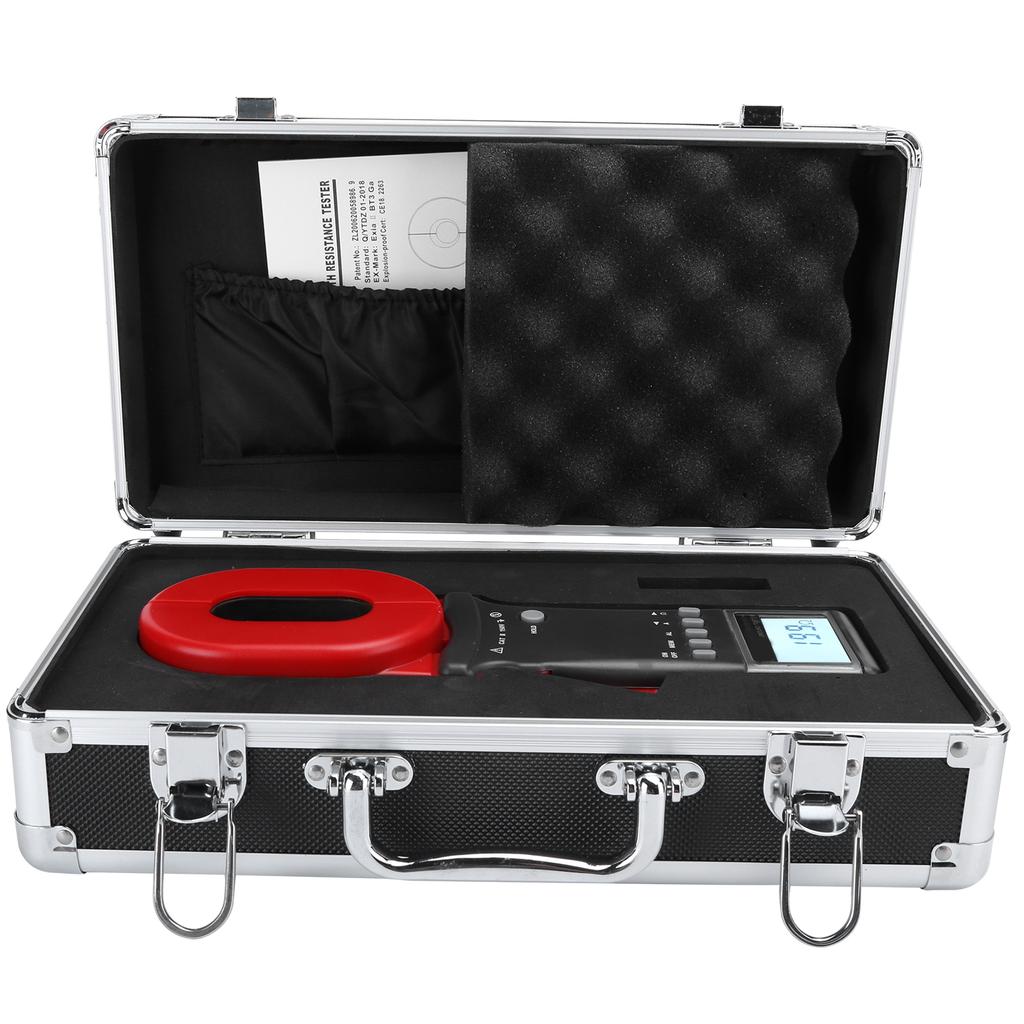 ETCR2000C+ Ground Resistance Clamp Meter Tester 0.01 1200 Ohm  0.00mA 20A for Electricity