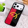 Angola flag Phone Case for iPhone 17 Air 16 15 11 12 14 13 Pro Max Shockproof Cover
